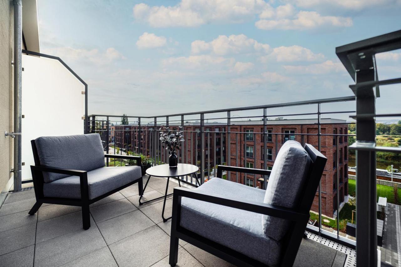 Nk Apartments - Hafencity Dresden Mit Elbblick - Modern & Zentral Esterno foto